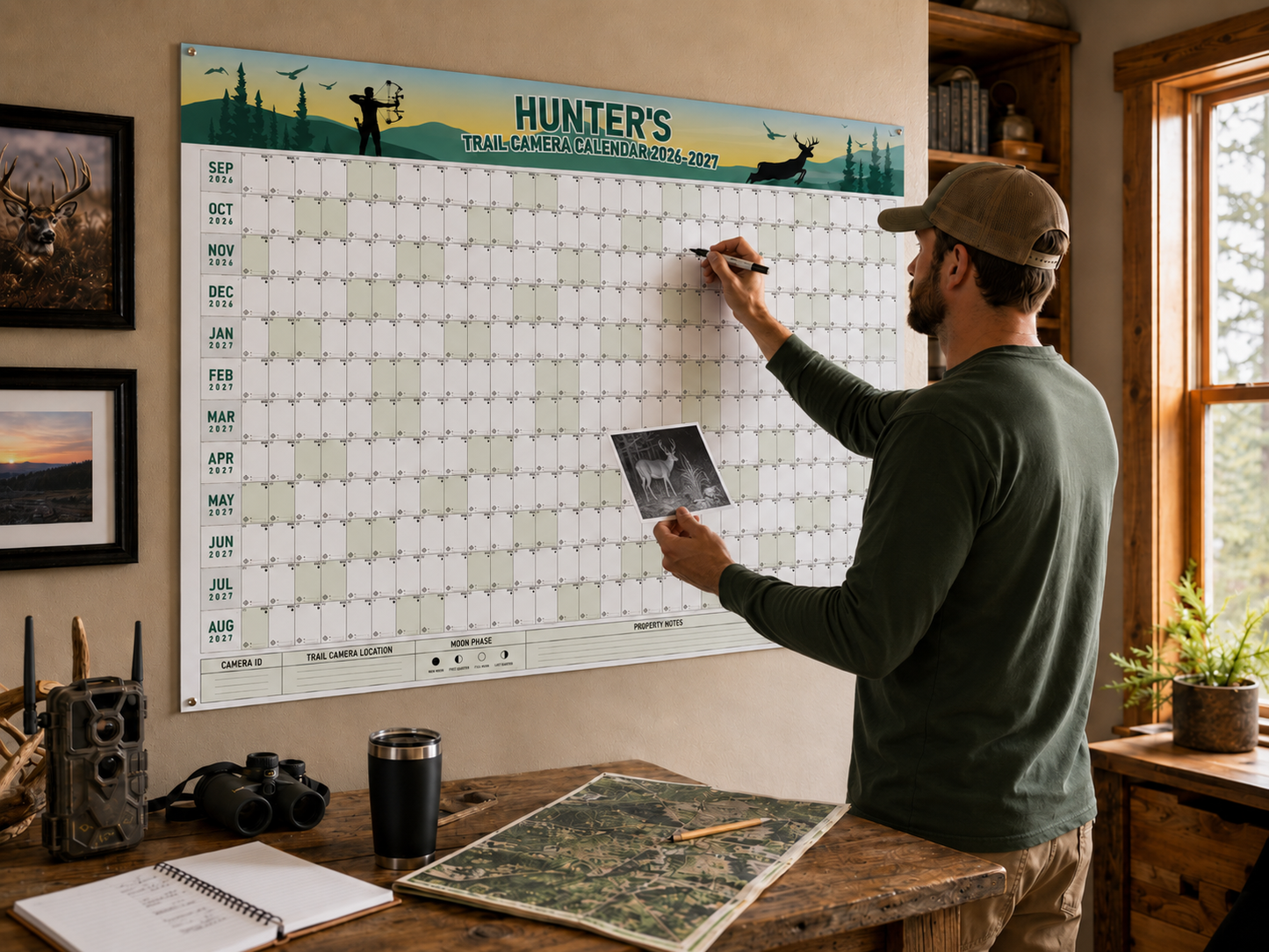 Hunter’s Trail Camera Calendar 2026–2027