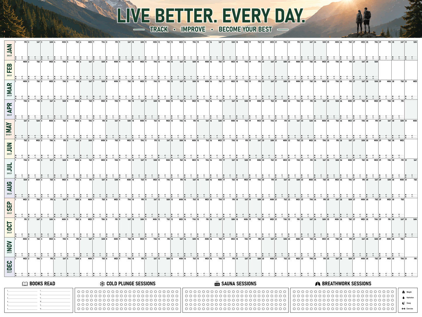 Live Better. Every Day. Wellness Calendar